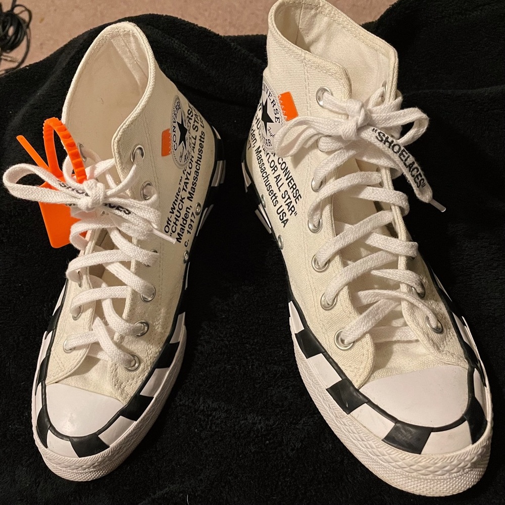 Authentic Off-White Converse Chuck 70s High Top Sneaker